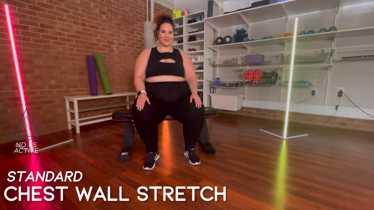 NoBS FORM: Wall Chest Stretch