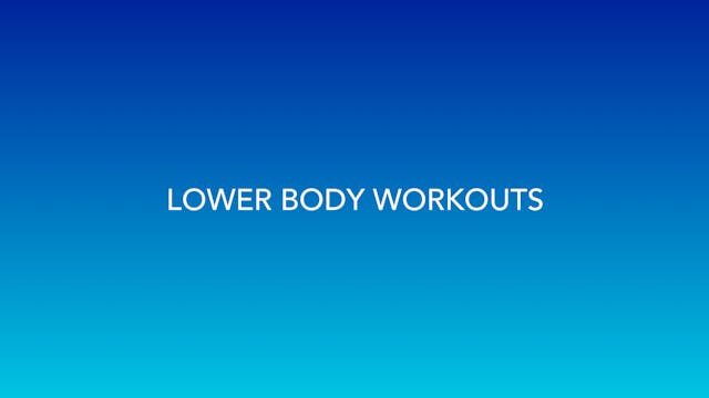 Lower Body Workout 10
