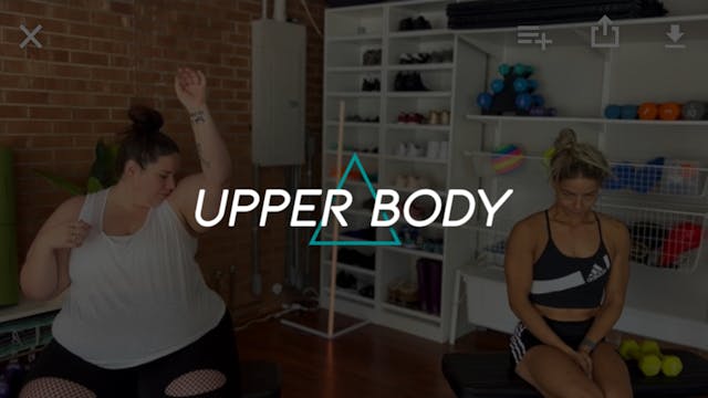 Upper Body Workout: Jan. 9