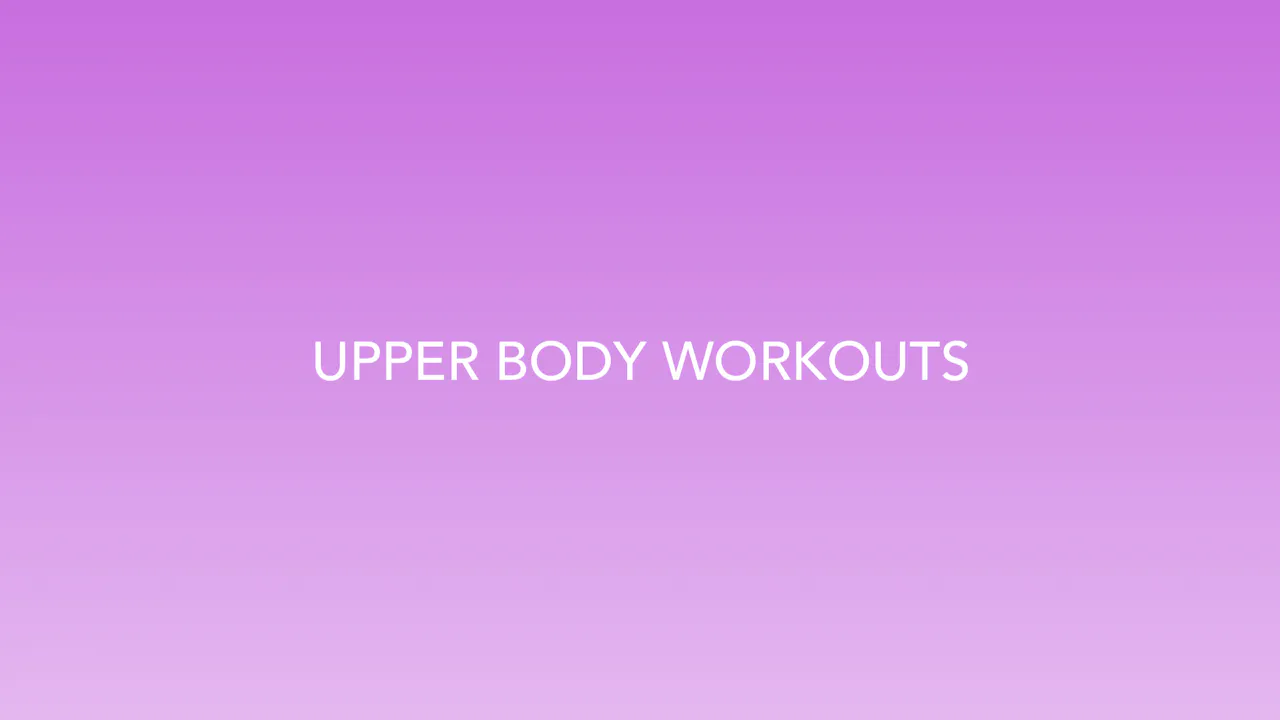 Upper Body Workout 39 - No BS Active