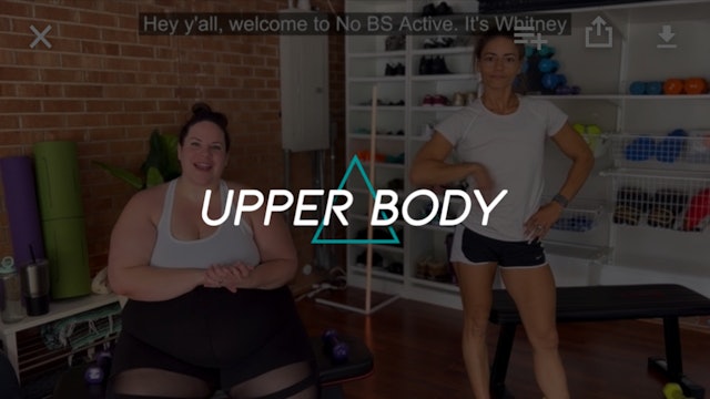 Upper Body Workout: Jan. 31