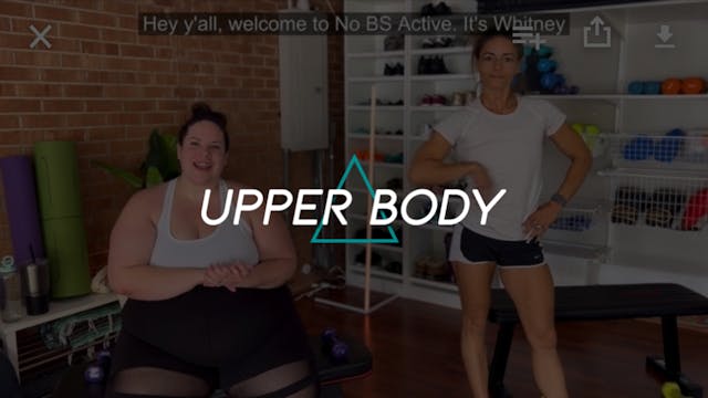 Upper Body Workout #14 (TUESDAY)