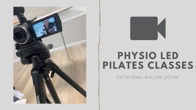 ✅Physio Led Pilates Class Week 1 (No Small Equipment)