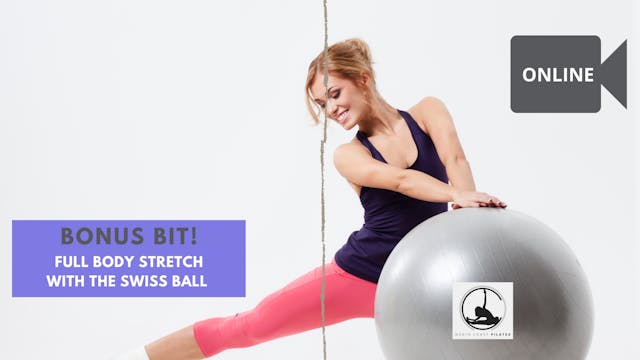 ✅ Full Body Stretch with the Swiss Ball