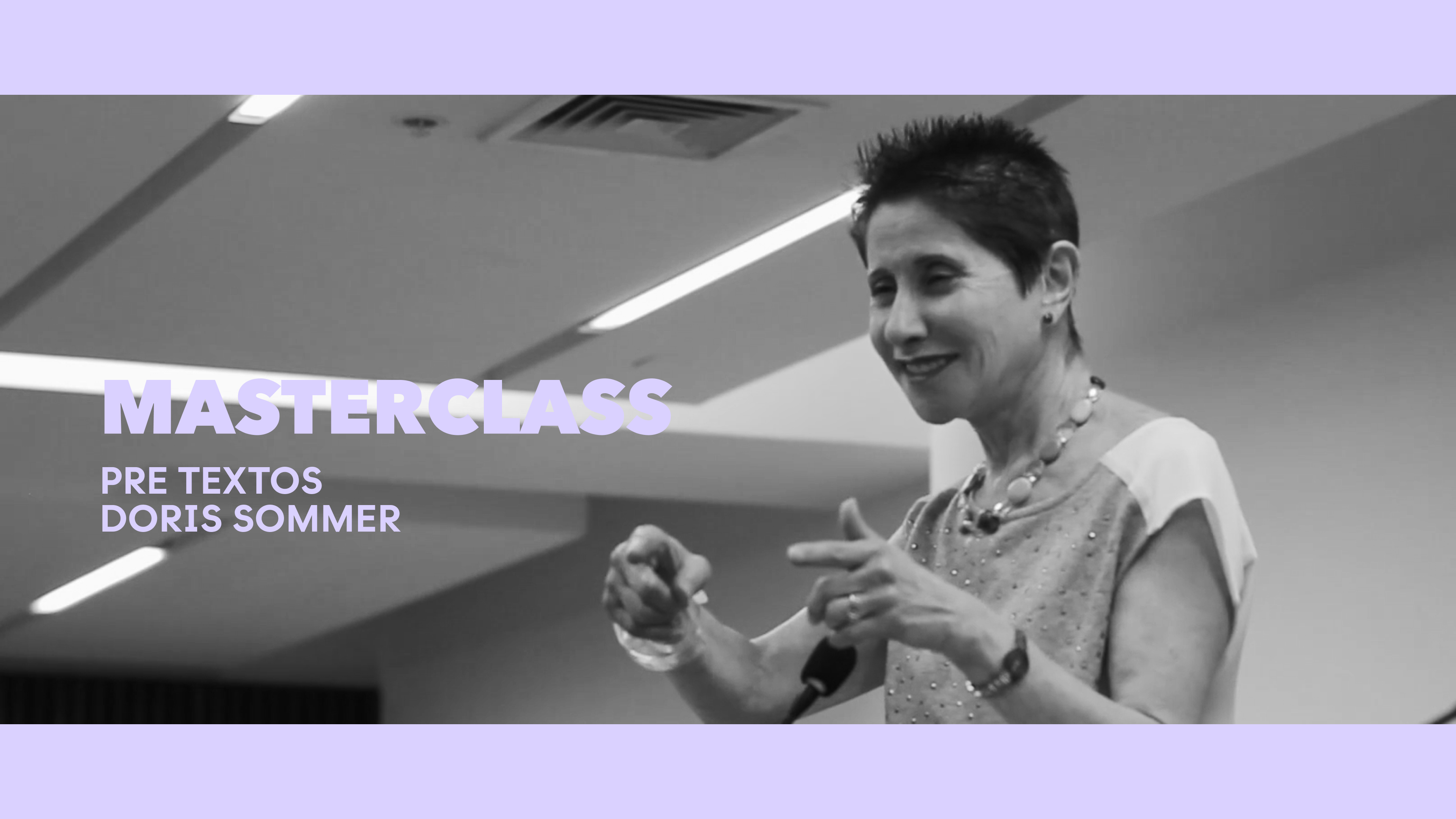 Clase magistral - Pre-textos 