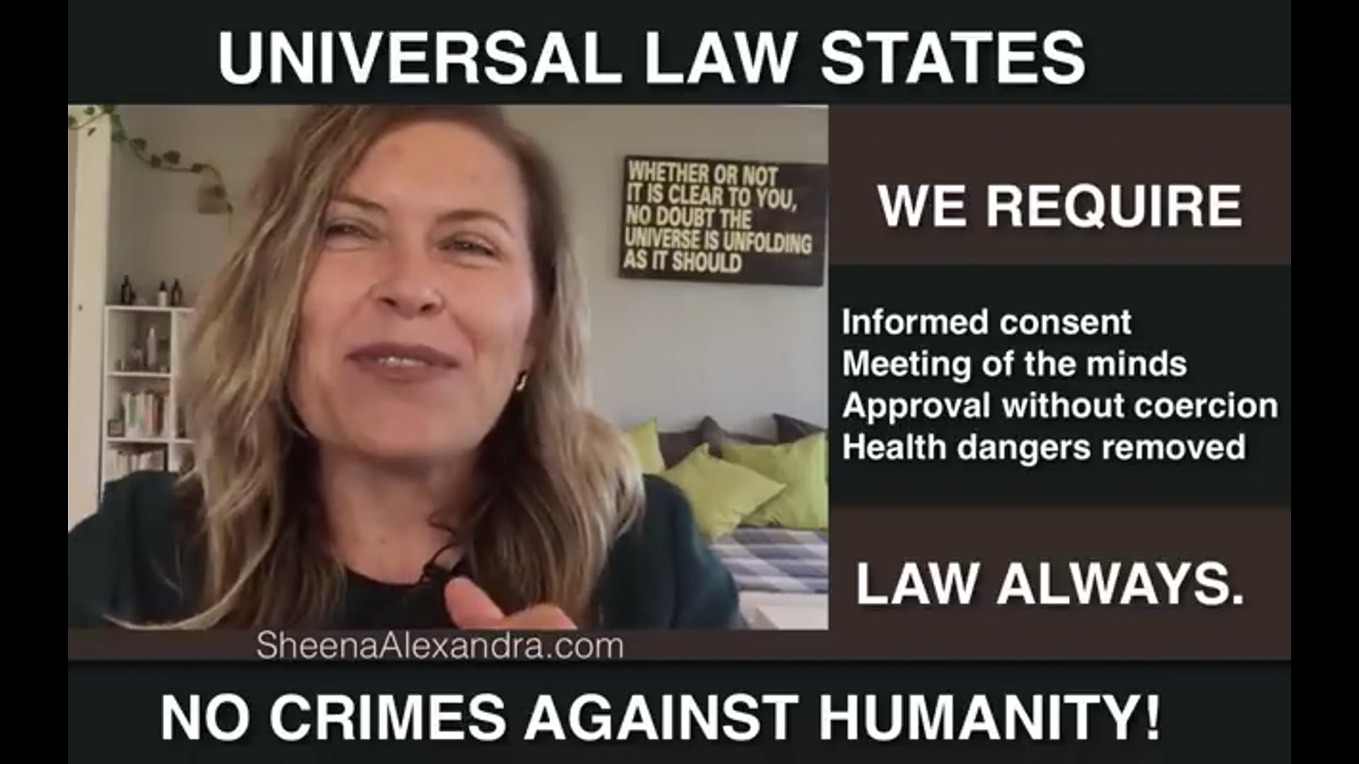 Understanding Universal Law