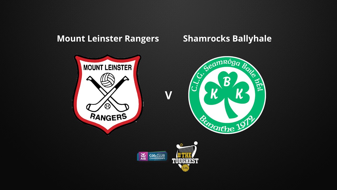 LEINSTER Mt Leinster Rangers v Shamrocks Ballyhale