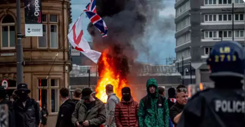 Telegraph video 2 UK Riot Aug 2024