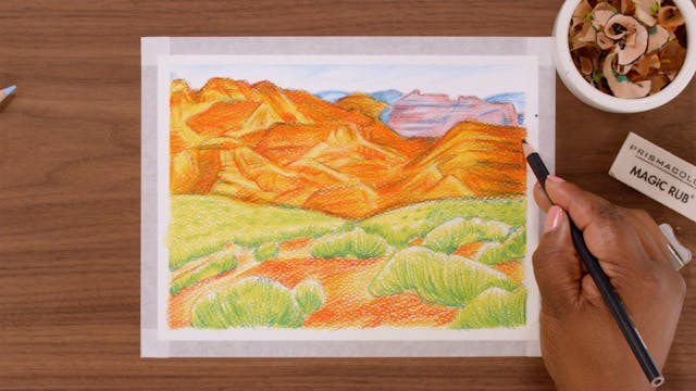Landscape Level 2: Canyon Drawing Art Set - Prismacolor Technique™