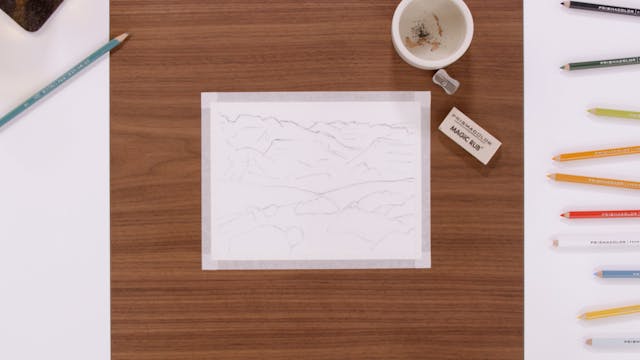 Landscape Level 2: Canyon Drawing Art Set - Prismacolor Technique™