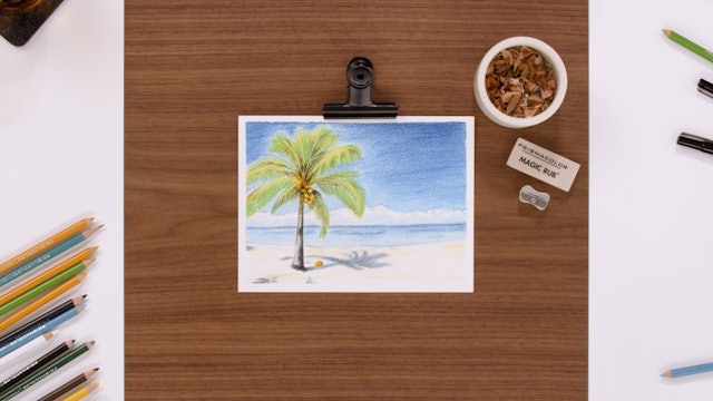 Landscape Level 1: Beach Drawing Art Set