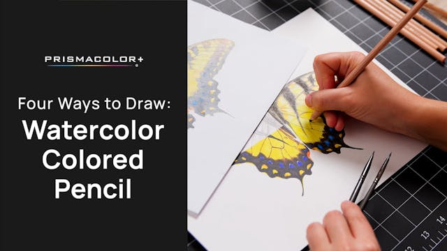 7. Watercolor Colored Pencils: Four Ways to Draw