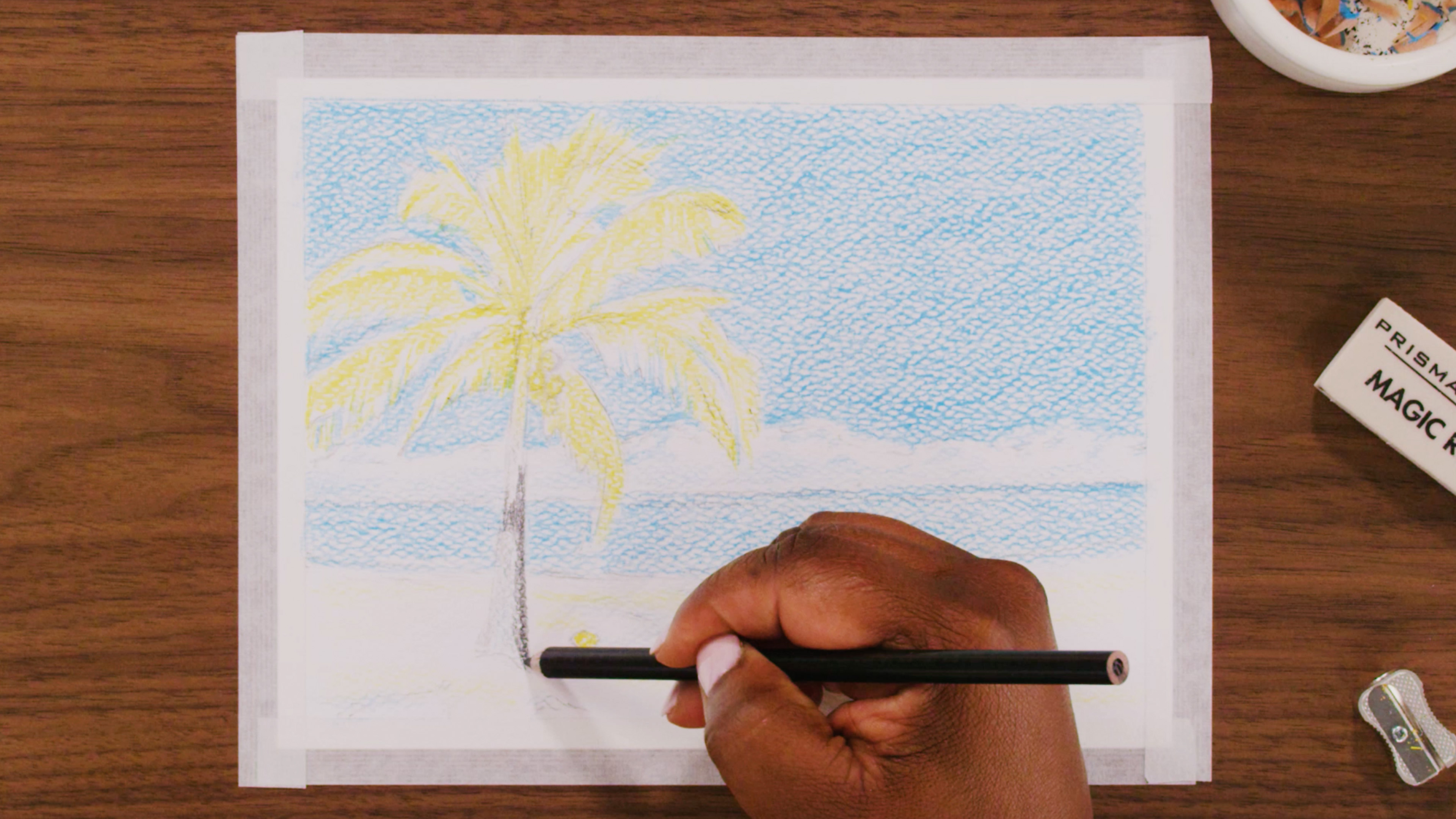 Baga beach Pen and watercolor – IMPRESSIONS