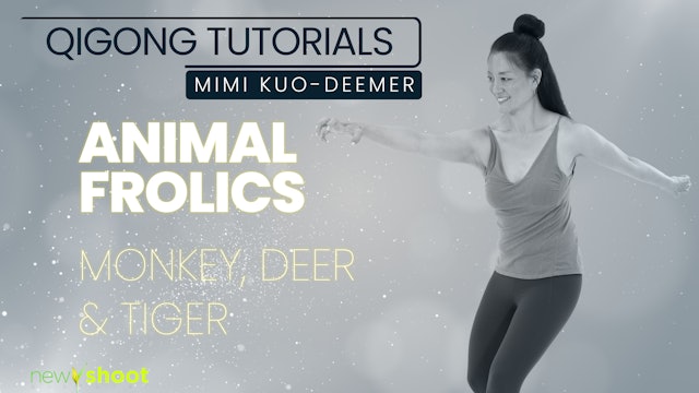 Qigong Tutorials - 5 Animal Frolics: Monkey, Deer & Tiger - Mimi Kuo-Deemer