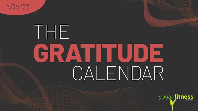 November 2022 - The Gratitude Calendar