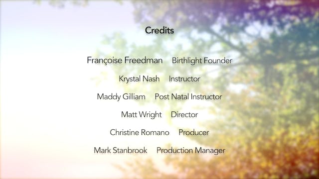 Birthlight - Credits