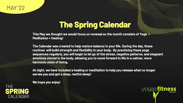 May 22 - The Spring Calendar Day1