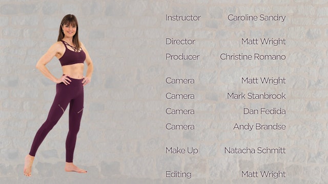 Credits - Beginners Pilates with Caroline Sandry