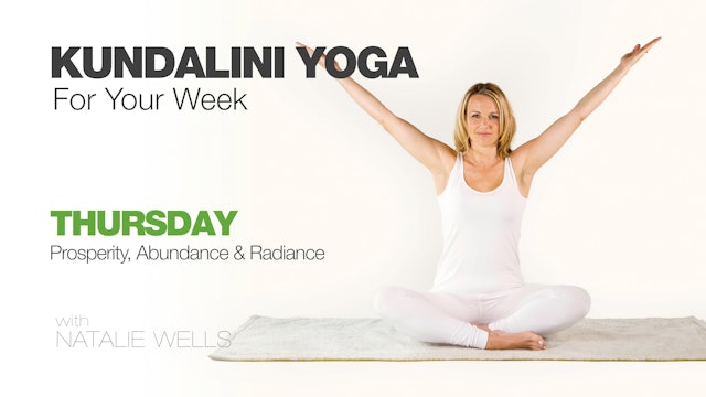 Kundalini Yoga for Your Week - Thursday with Natalie Wells