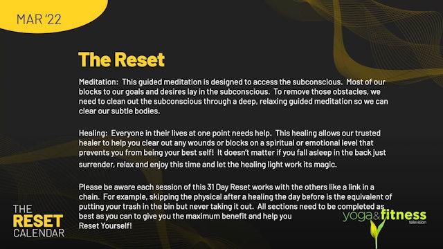 Mar '22 - The Reset Calendar - Introduction 04