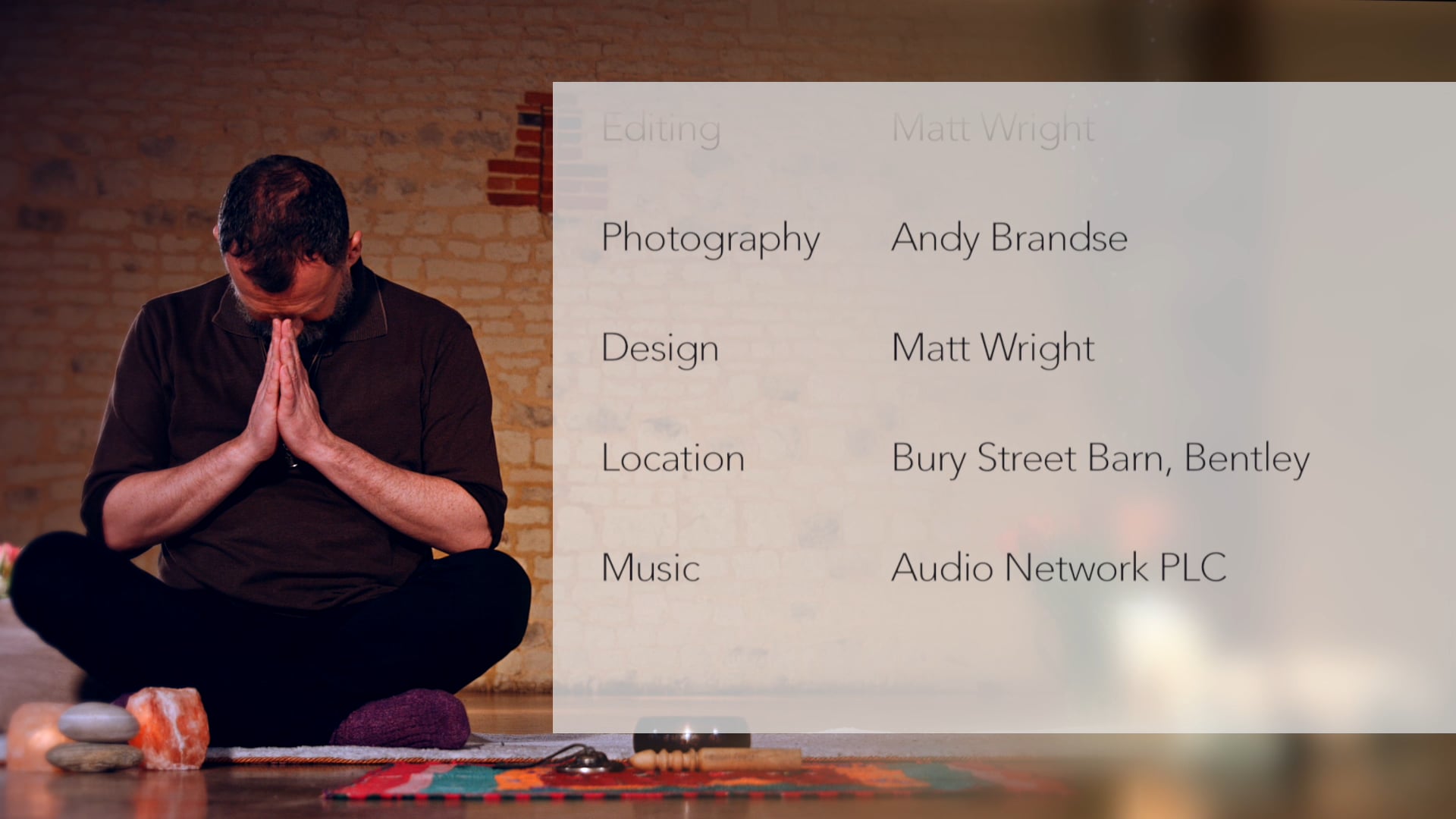 Chakra Meditations - Credits - with James Philip