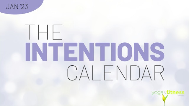 January 2023 - The Intentions Calendar