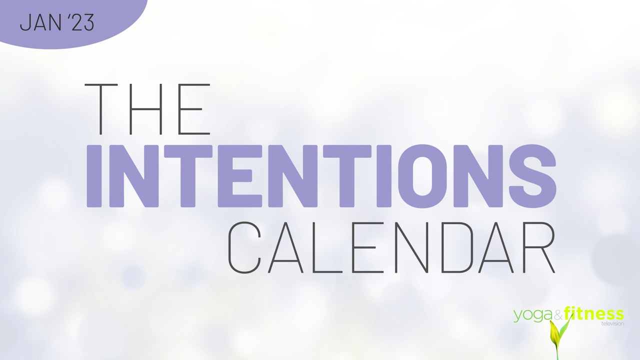 January 2023 - The Intentions Calendar