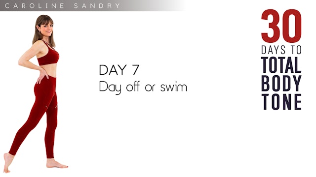 30 Days to Total Body Tone - Day Off 7