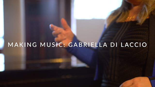 MAKING MUSIC: Gabriella Di Laccio, voice 