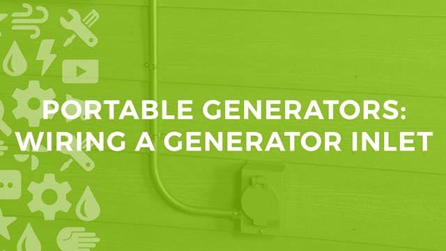 Portable Generators: Wiring a Generat...