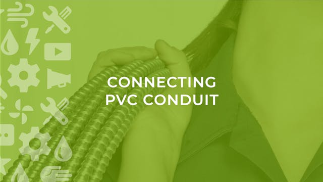 Connecting PVC Conduit