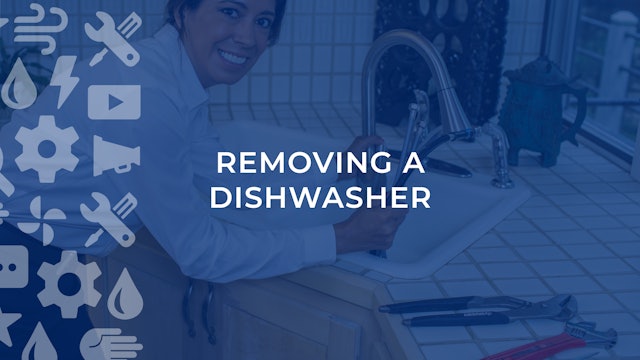 Removing A Dishwasher