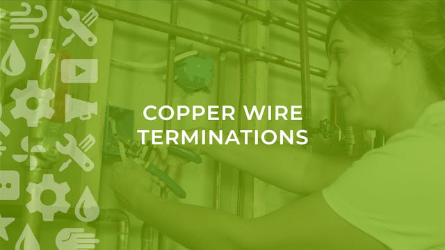 Copper Wiring Terminations