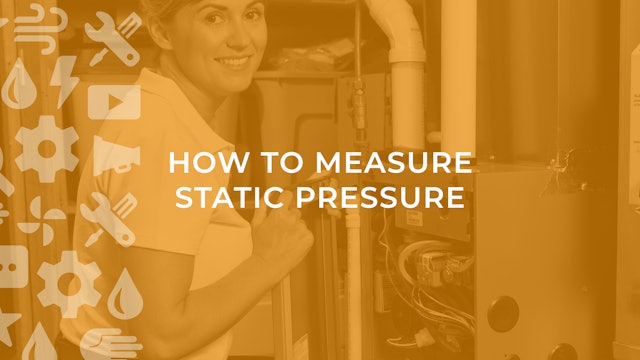 How to Measure Static Pressure