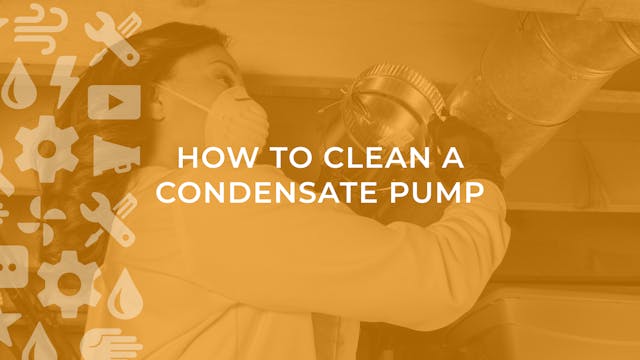 How to Clean a Condensate Pump