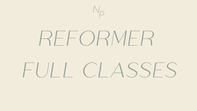 Reformer Full Classes +45 Minutes