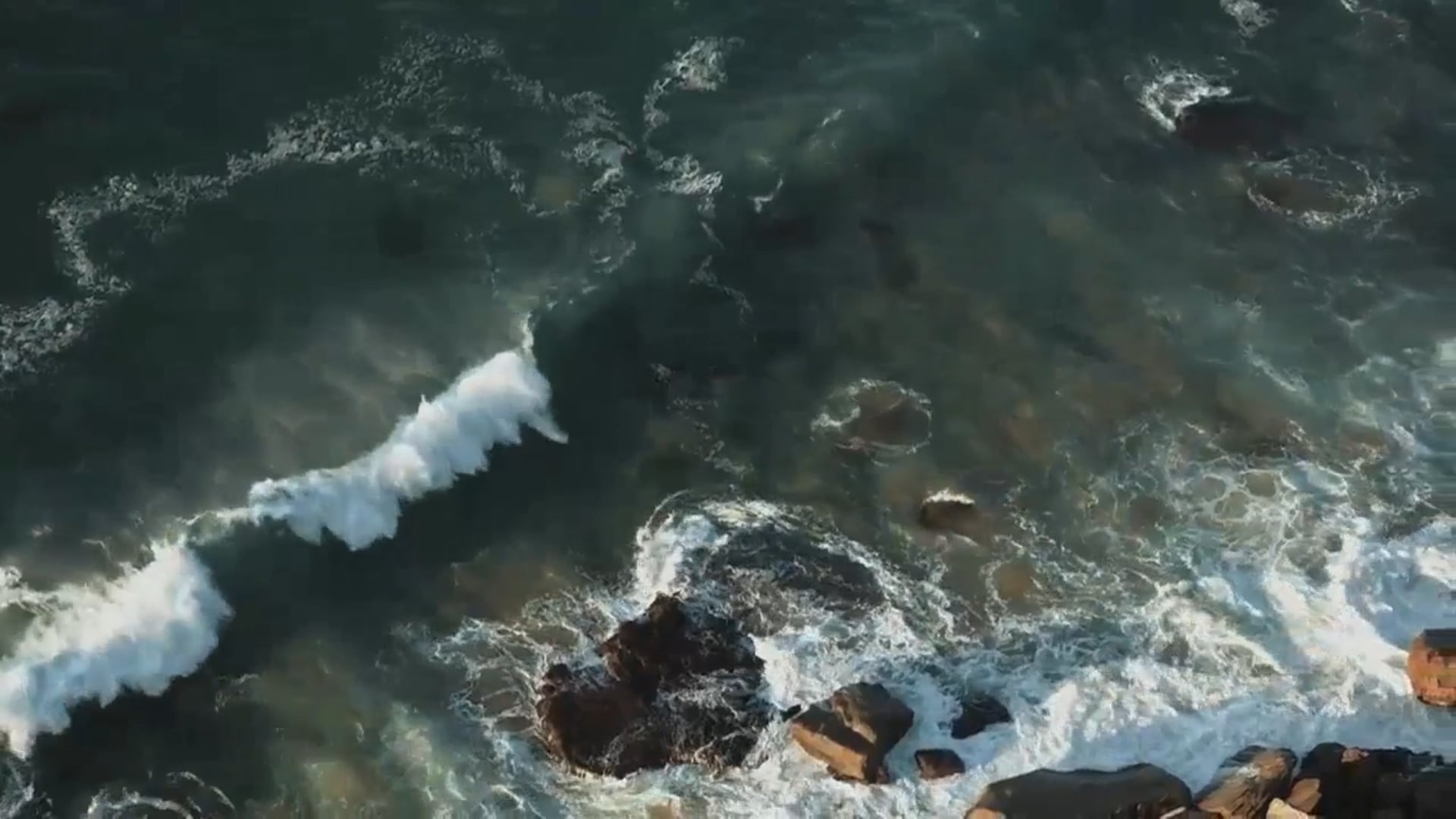 Woman and Waves