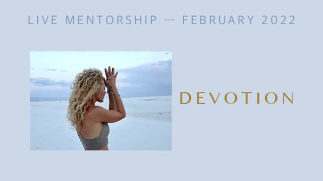 Alter Together Mentorship February 2022 - Devotion