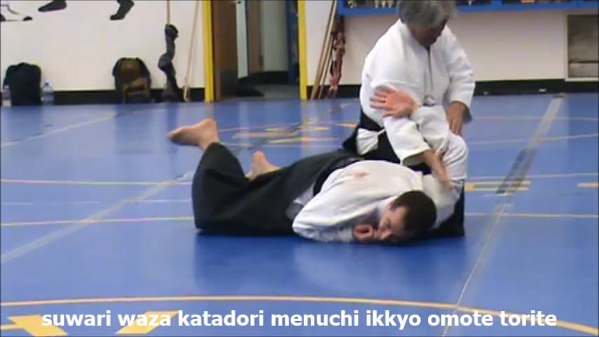 katadori-menuchi ikkyo omote torite suwariwaza