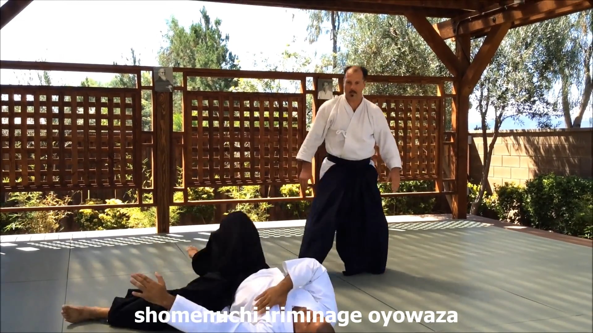 shomenuchi iriminage oyowaza