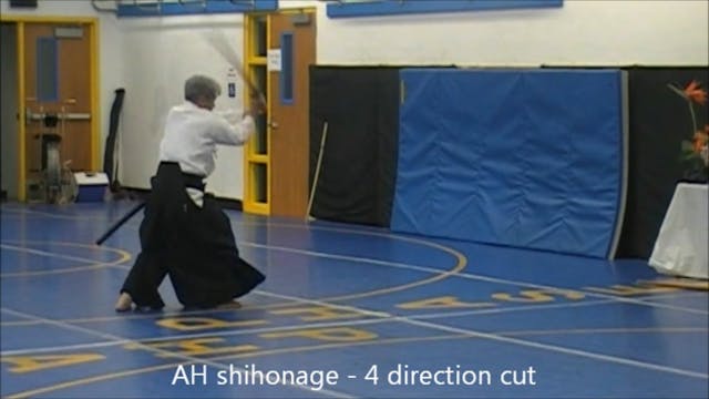 AH shihonage 4-direction cut toho
