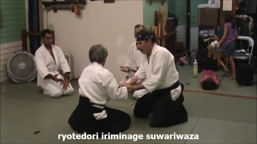 ryotedori iriminage suwariwaza