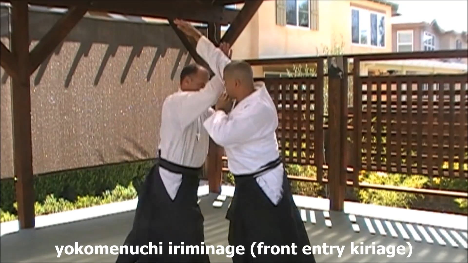 yokomenuchi iriminage (2 ways)