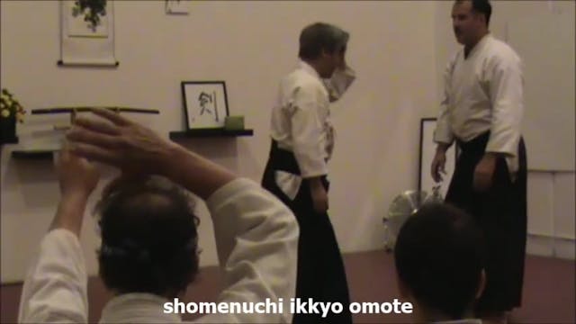 shomenuchi ikkyo omote