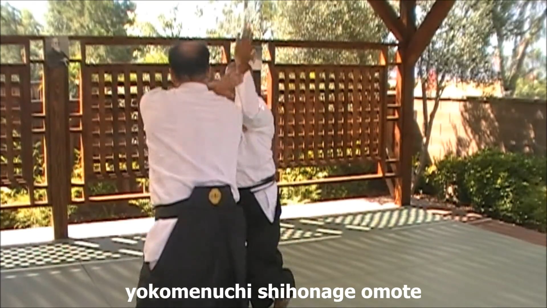 yokomenuchi shihonage omote