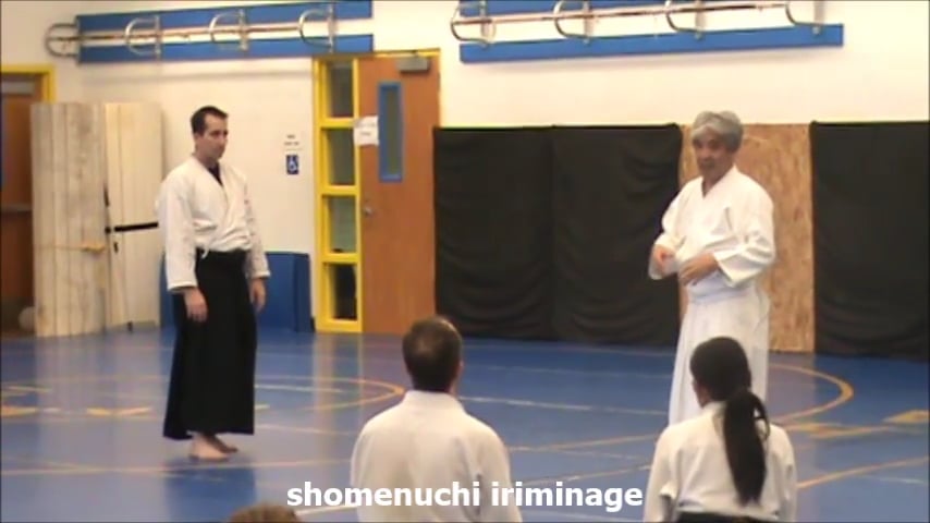 shomenuchi iriminage