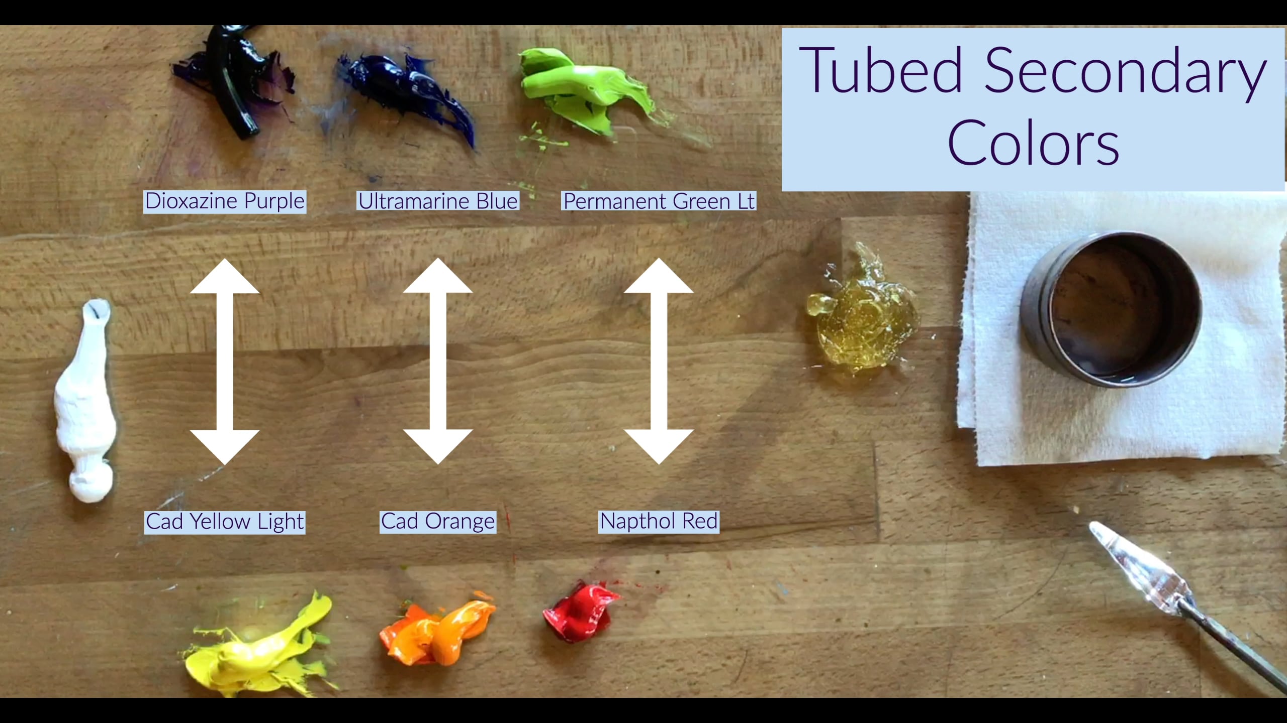 Using Tubed Secondary Colors