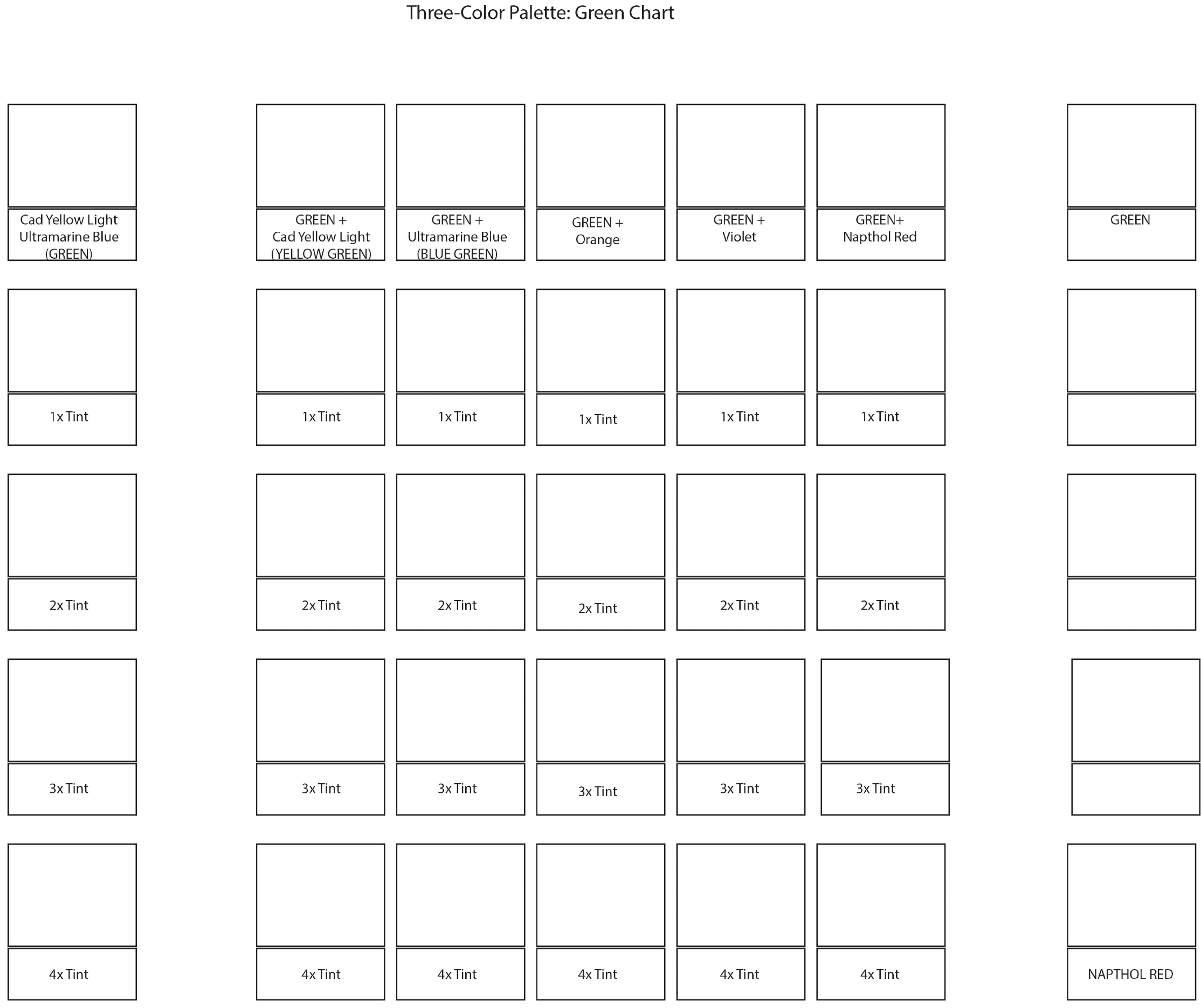 CC1: Three Color Palette GREEN Chart.pdf