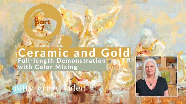 Painting Ceramic and Gold Part 1