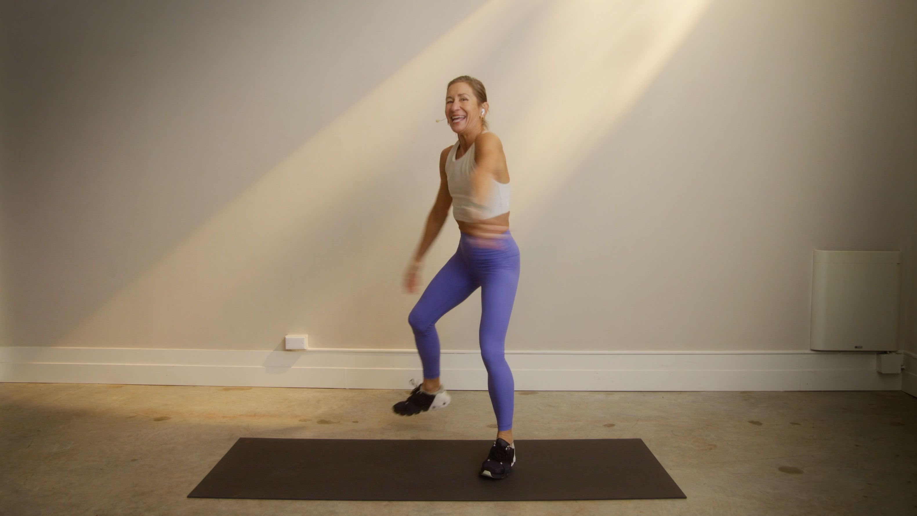 Stepish with Sylvia | Full Body Cardio Class  (7 Mins)